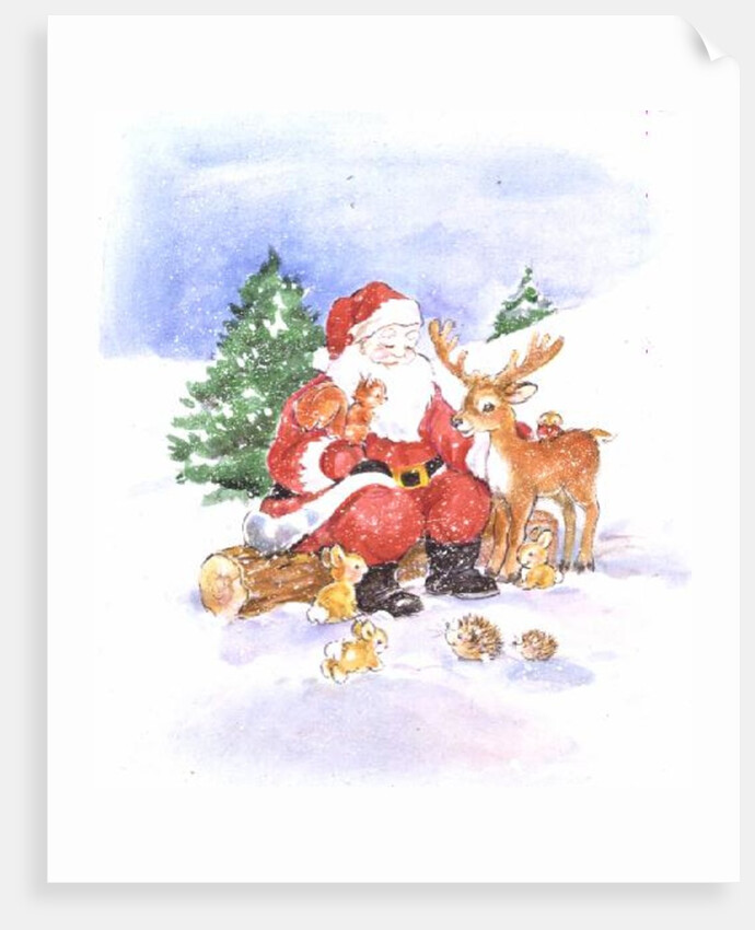 Santa and Friends by Diane Matthes