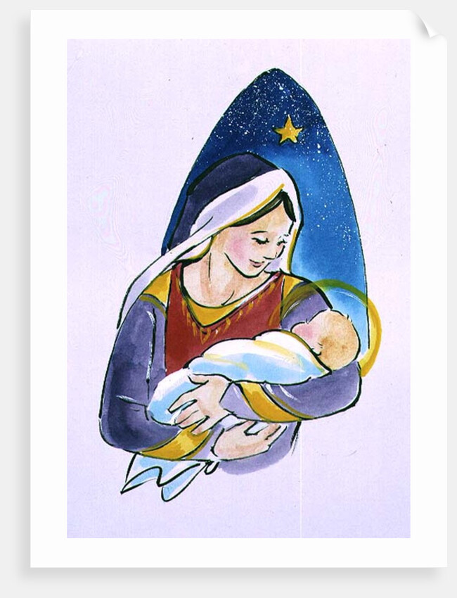 Madonna and Child, 1996 by Diane Matthes