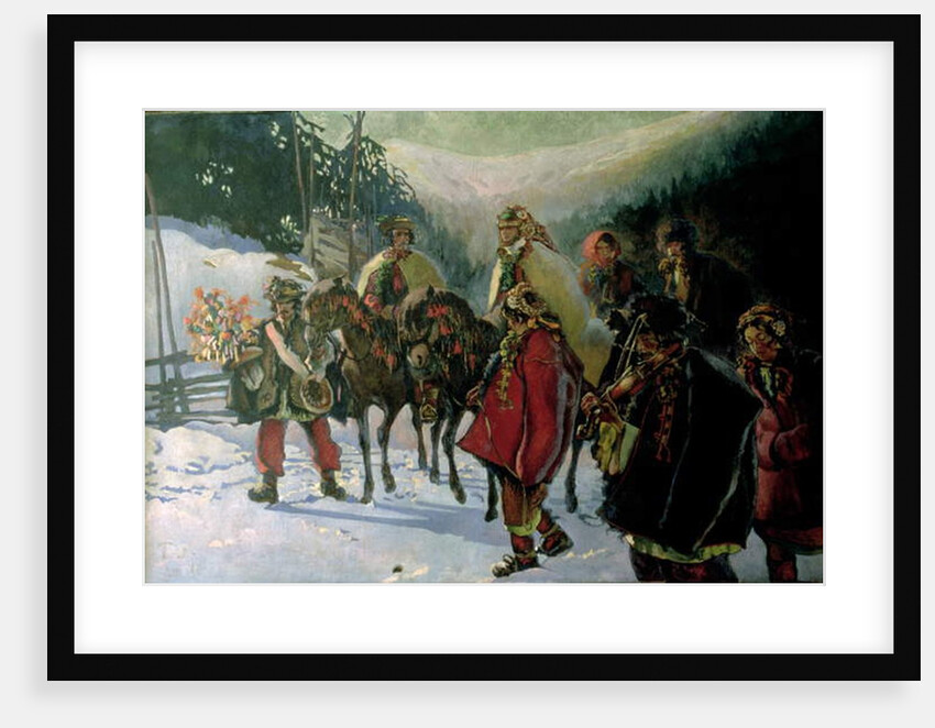Hucul Wedding, 1909 by Kazimierz Sichulski