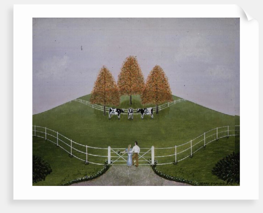 A Pastoral Landscape, 1980 by Mark Baring