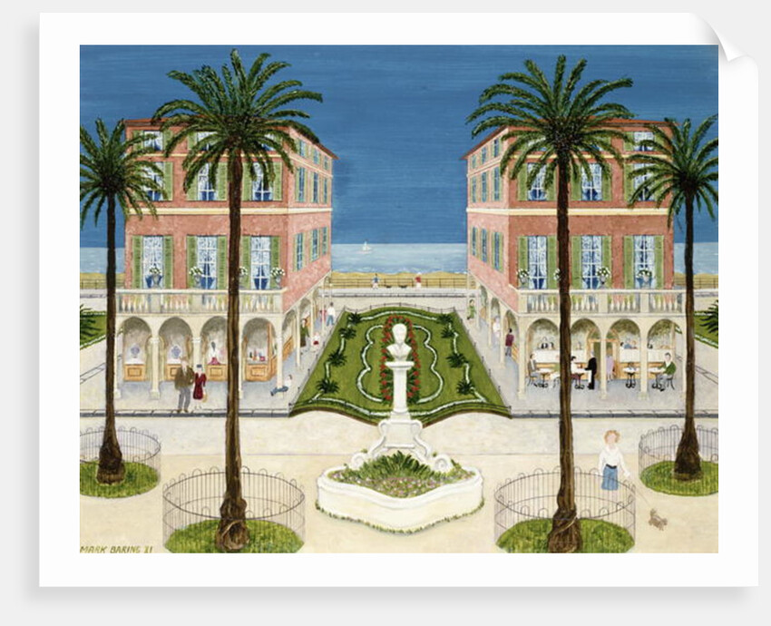 The Cote d'Azur, 1981 by Mark Baring