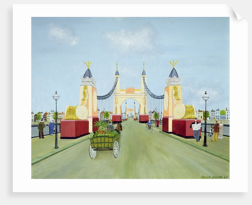 Hammersmith Bridge, 1981 by Mark Baring