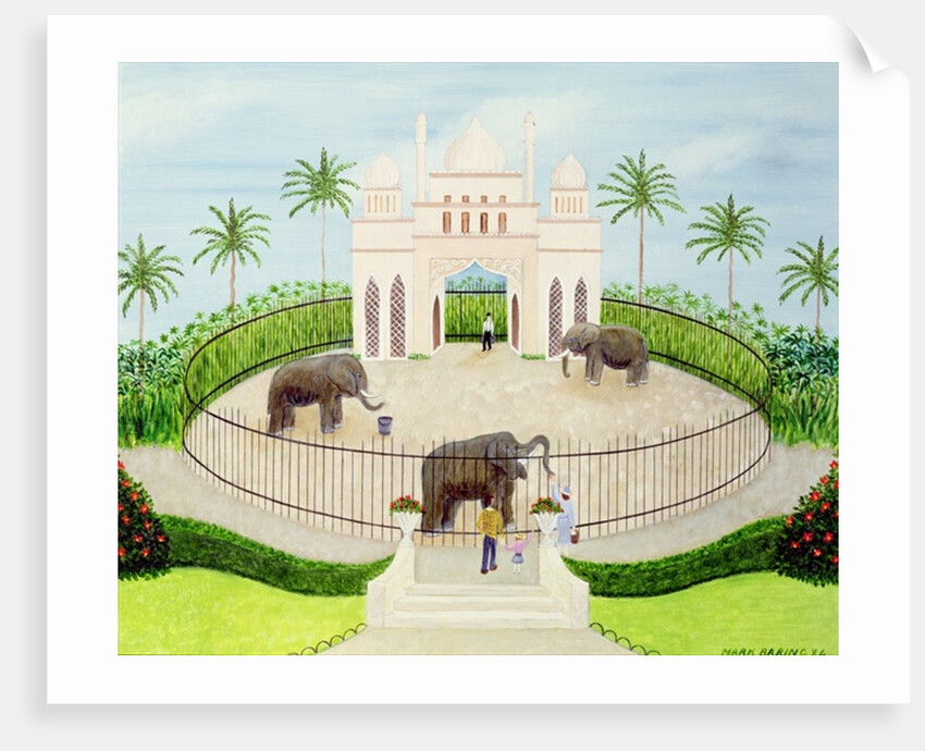 The Elephant House, 1984 by Mark Baring