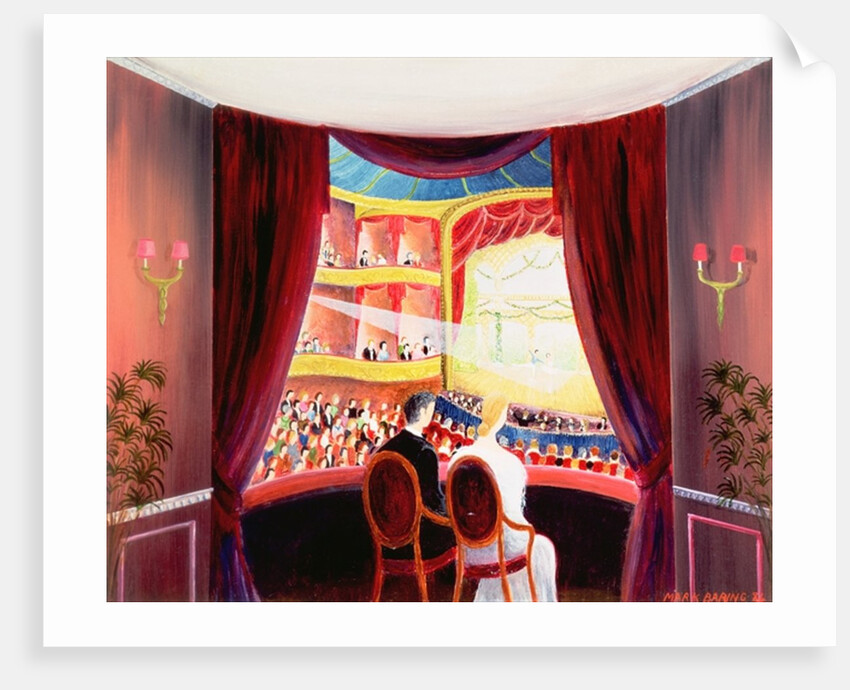 Night at the Ballet, 1984 by Mark Baring