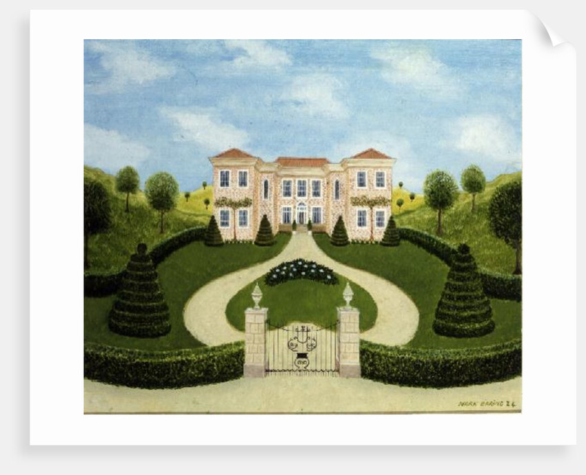 Blue Rhododendrons, 1984 by Mark Baring