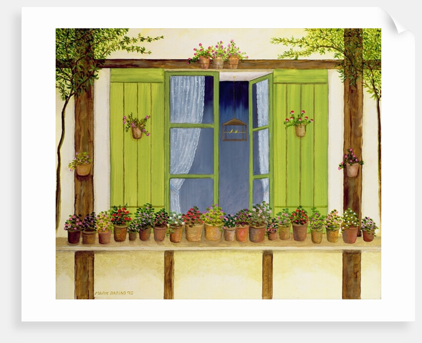 Chasant des Canari, 1990 by Mark Baring