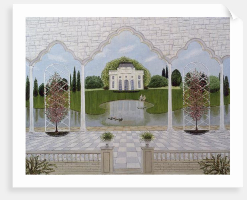 Le Chateau Rose, 1993 by Mark Baring