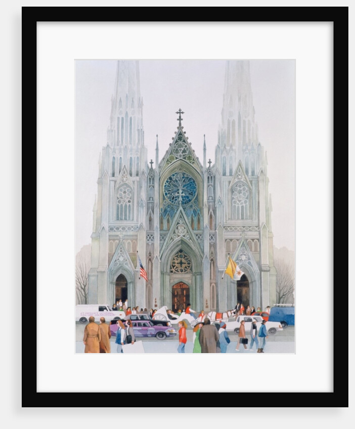 St. Patrick's Cathedral, New York, 1990 by Myung-Bo Sim