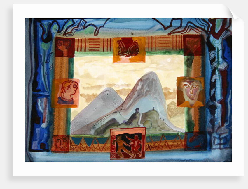 Mountain Peaks and Faces by Michael Chase