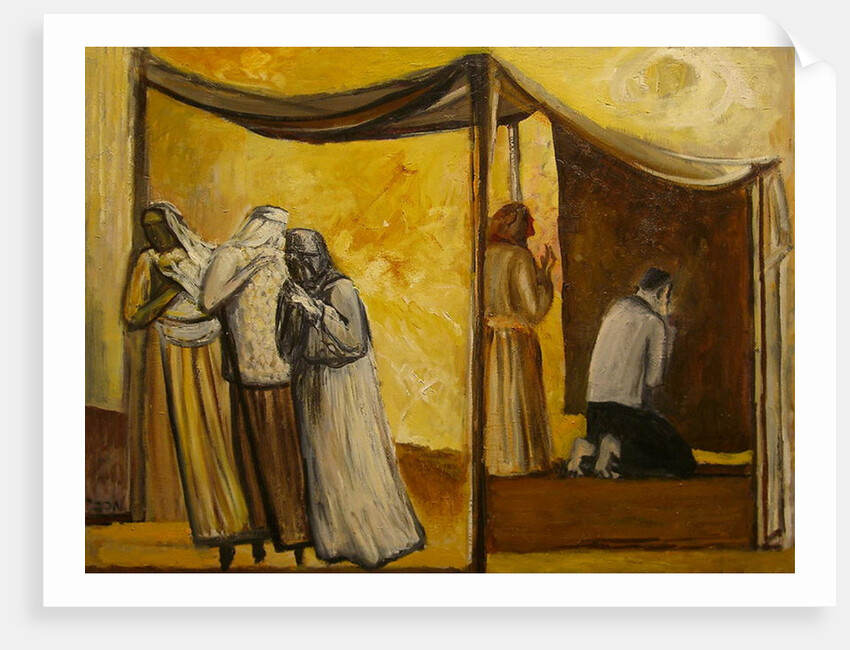 Abraham Praying by Richard McBee