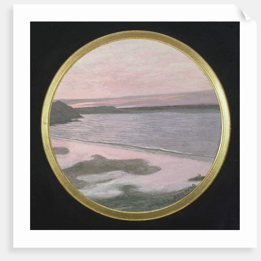 The Silent Sea, 1916 by Carlos Schwabe