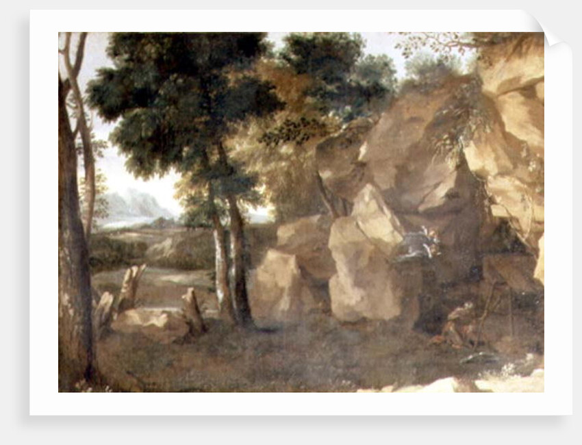 St. Jerome by Gaspard Poussin Dughet