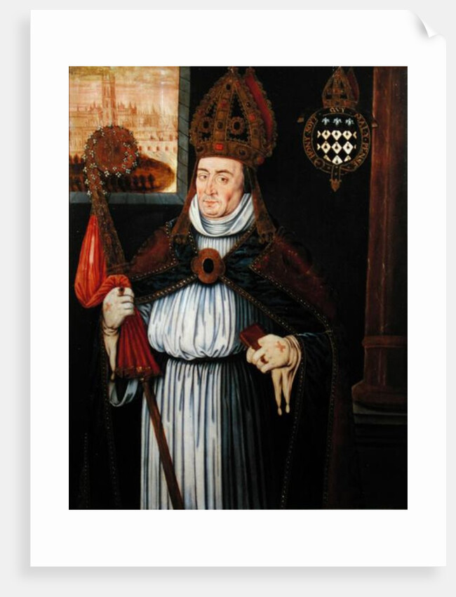 Portrait of William of Waynflete by Richard Greenbury