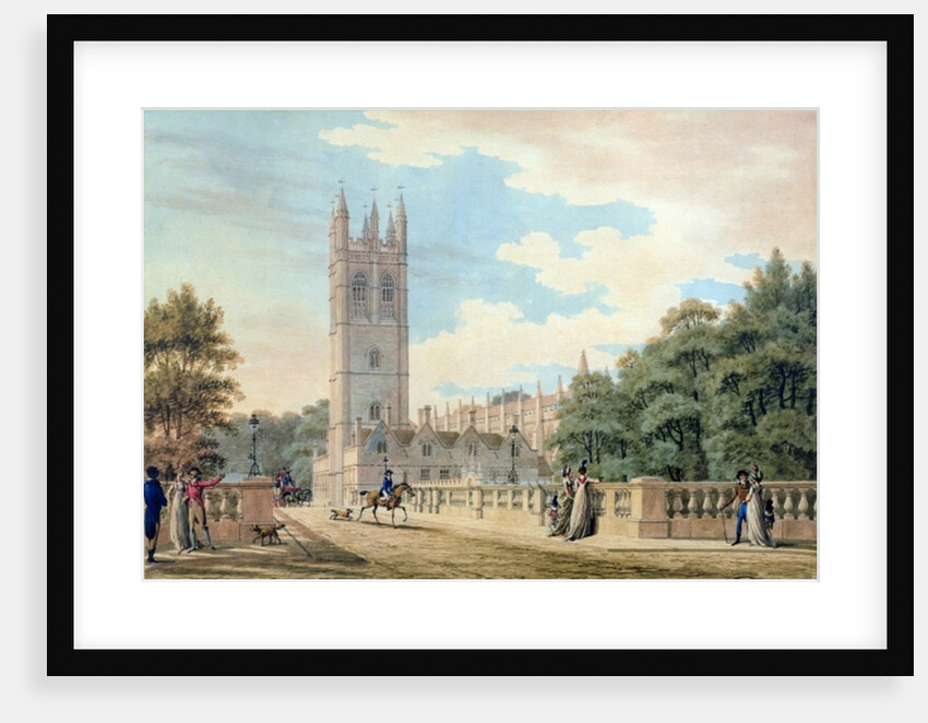 Magdalen College by Thomas Malton Jnr.