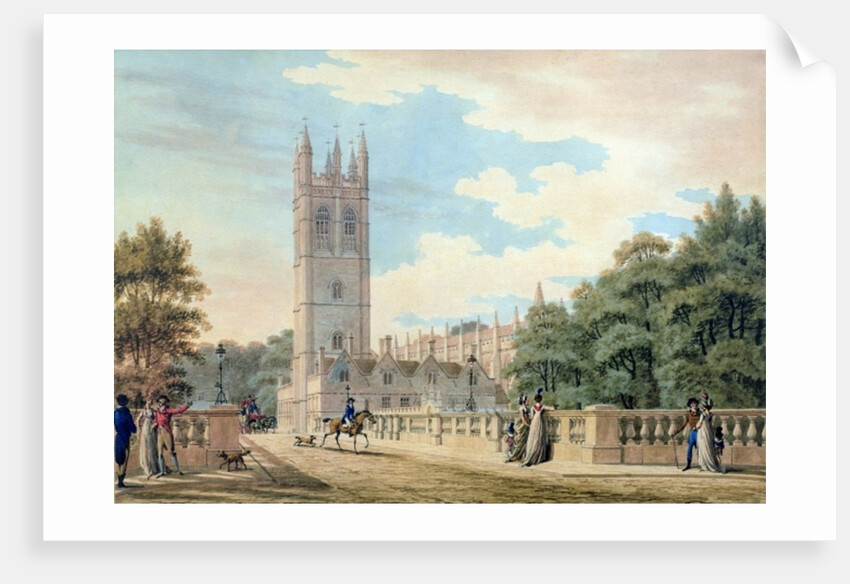 Magdalen College by Thomas Malton Jnr.
