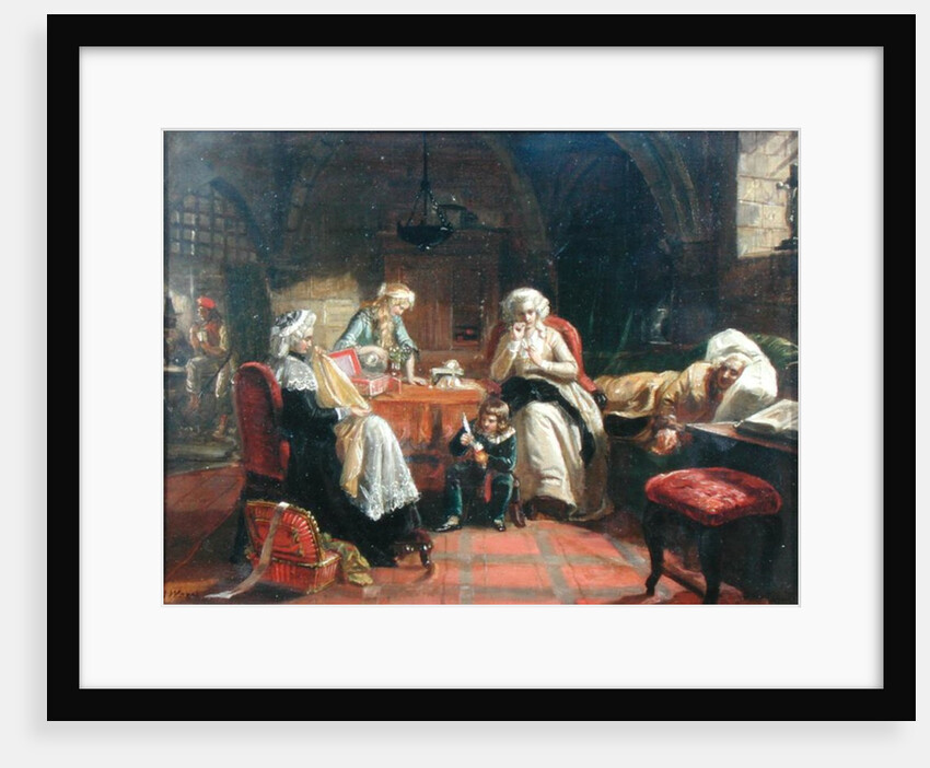 The Royal Family of France in the Temple by Edward Matthew Ward