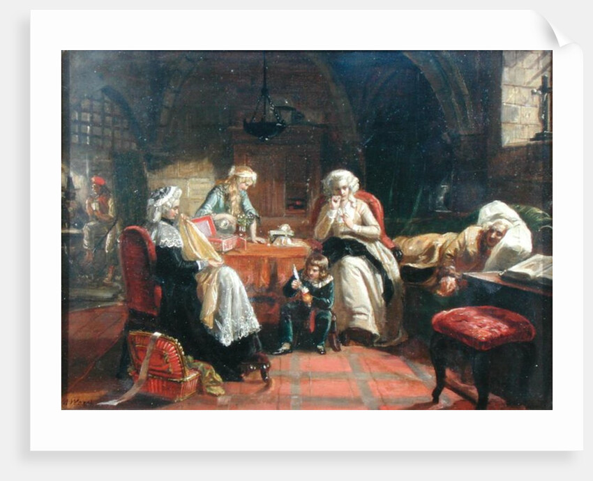 The Royal Family of France in the Temple by Edward Matthew Ward