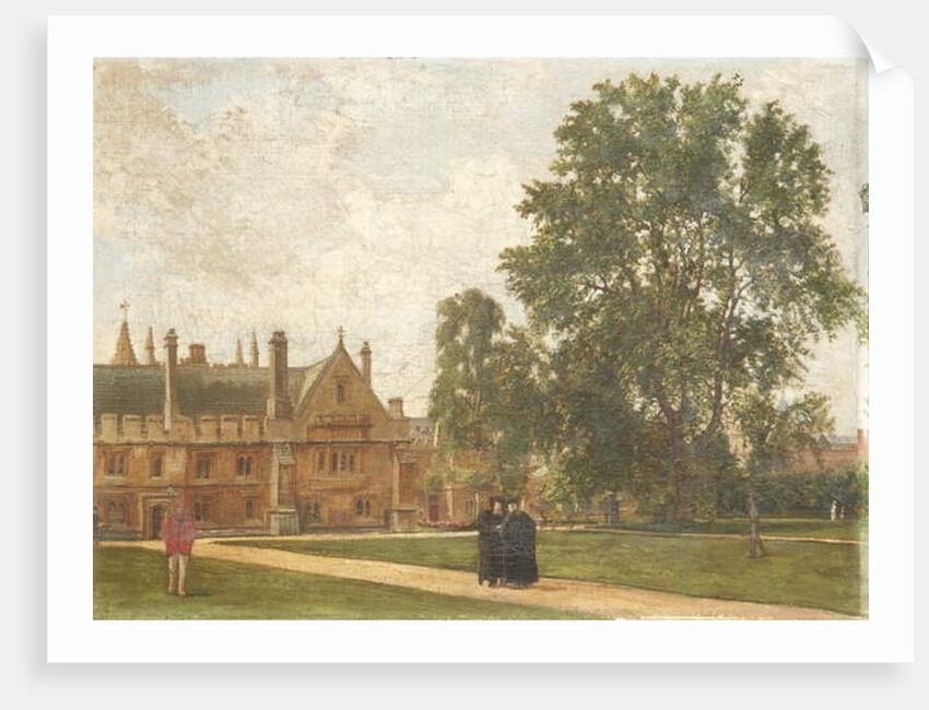 In the Grounds of Magdalen College by Pierre François Joseph Tonneau