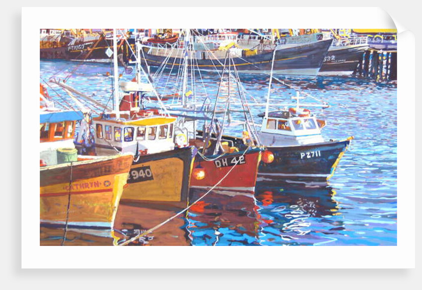 Harbour Moorings, 2010 by Martin Decent