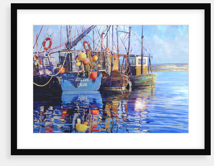 Fishing boats, 2001 by Martin Decent