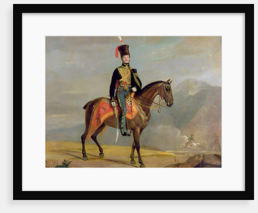 Captain William Drummond 10th Hussars, 1819 by J. Watson