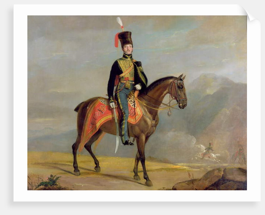 Captain William Drummond 10th Hussars, 1819 by J. Watson