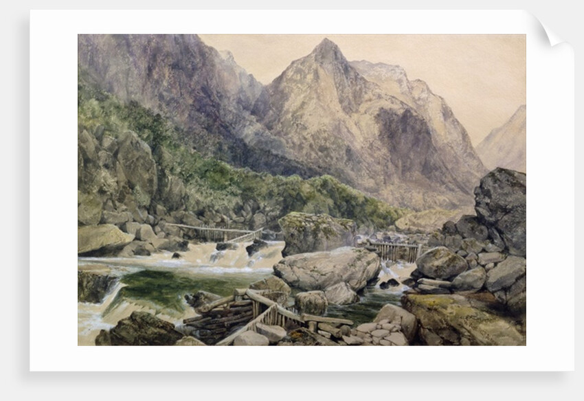 Rapids, Romsdal, Norway, 1847 by William West
