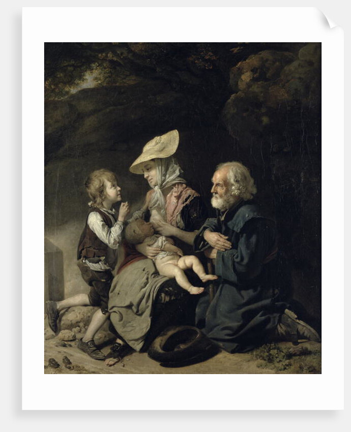 Beggars on the Road to Stanmore by Johann Zoffany