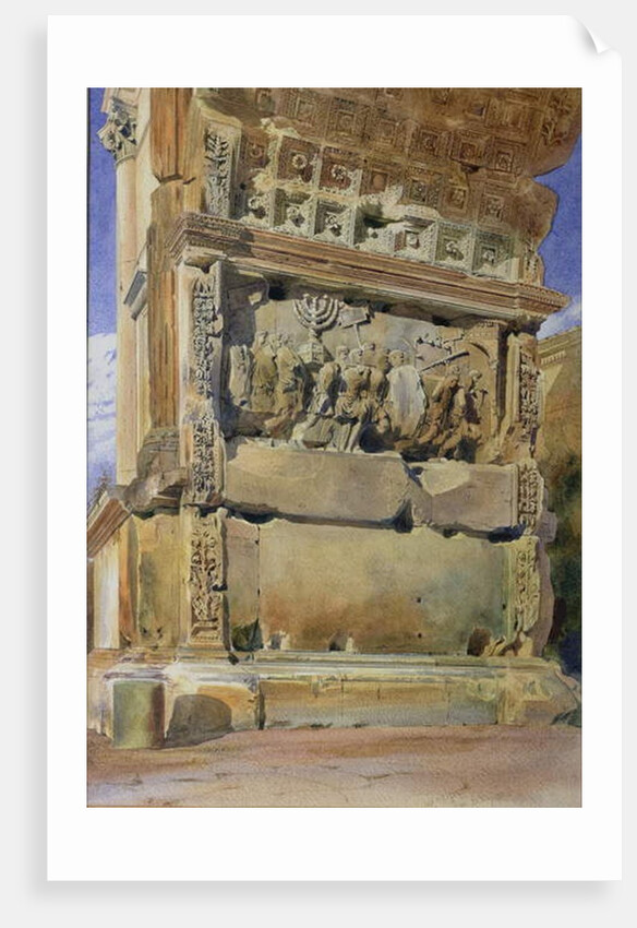 Arch of Titus, Rome, 1842 by Thomas Hartley Cromek