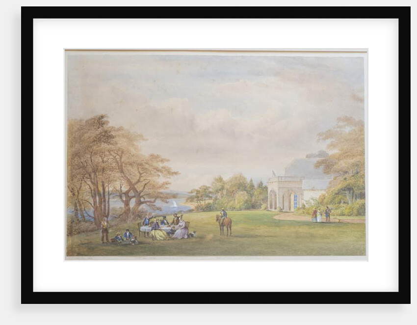 Drummond Family at Bournehill Cottage, 1858 by Henry Holland