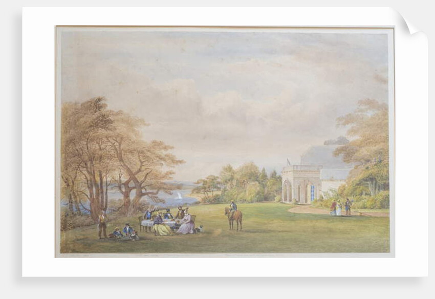 Drummond Family at Bournehill Cottage, 1858 by Henry Holland