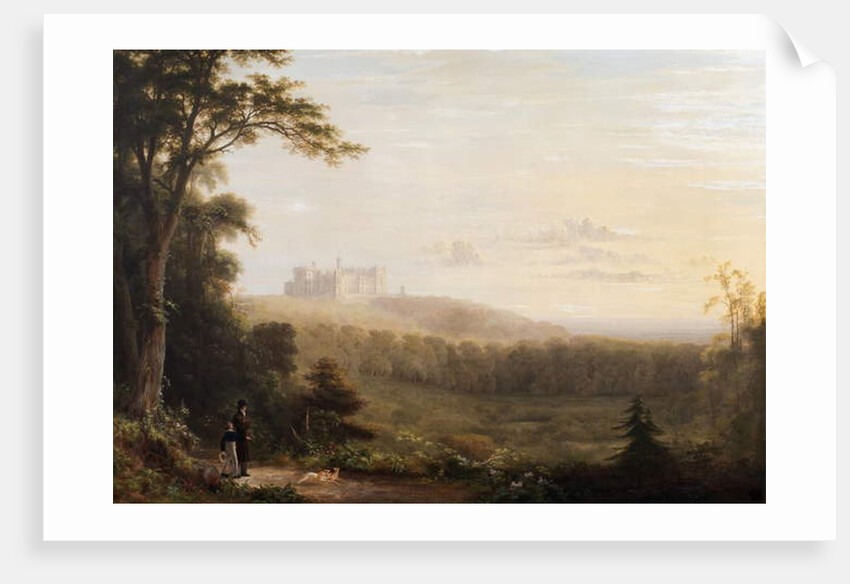 View of Belvoir castle, c.1820 by English School