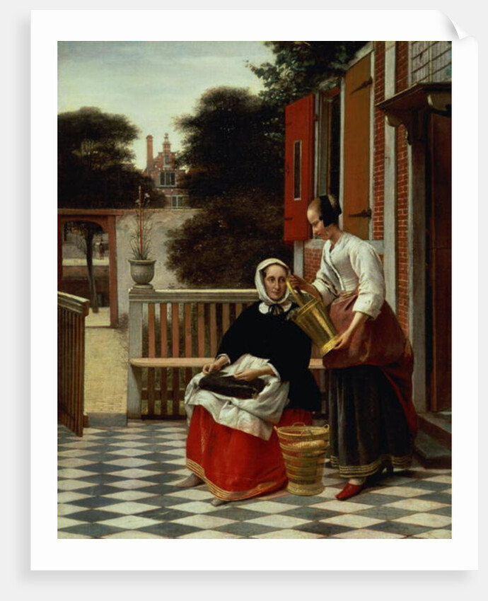 A Mistress and her Maid, 1660s by Pieter de Hooch