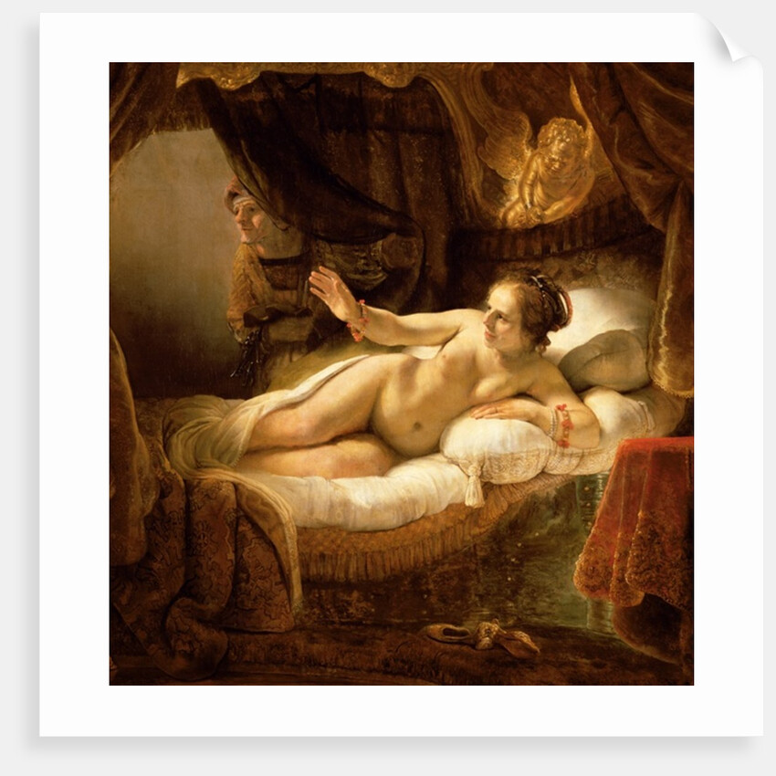 Danae, 1643 by Rembrandt Harmensz. van Rijn