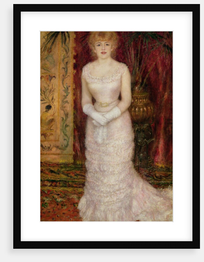 Portrait of Jeanne Samary 1878 by Pierre Auguste Renoir