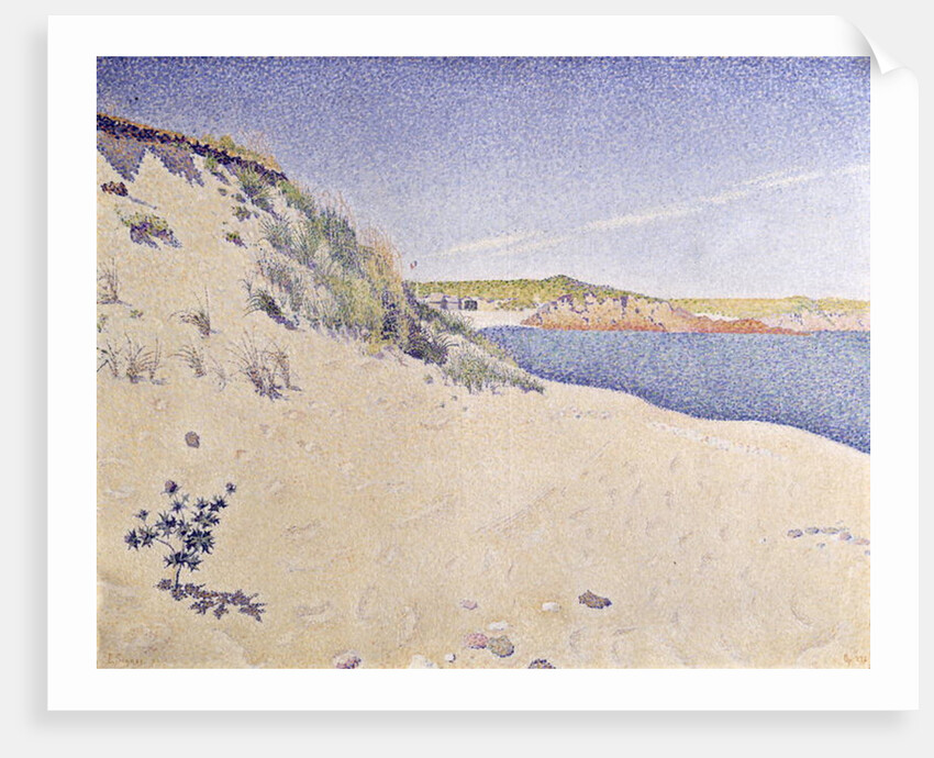 Sandy Seashore, 1890 by Paul Signac