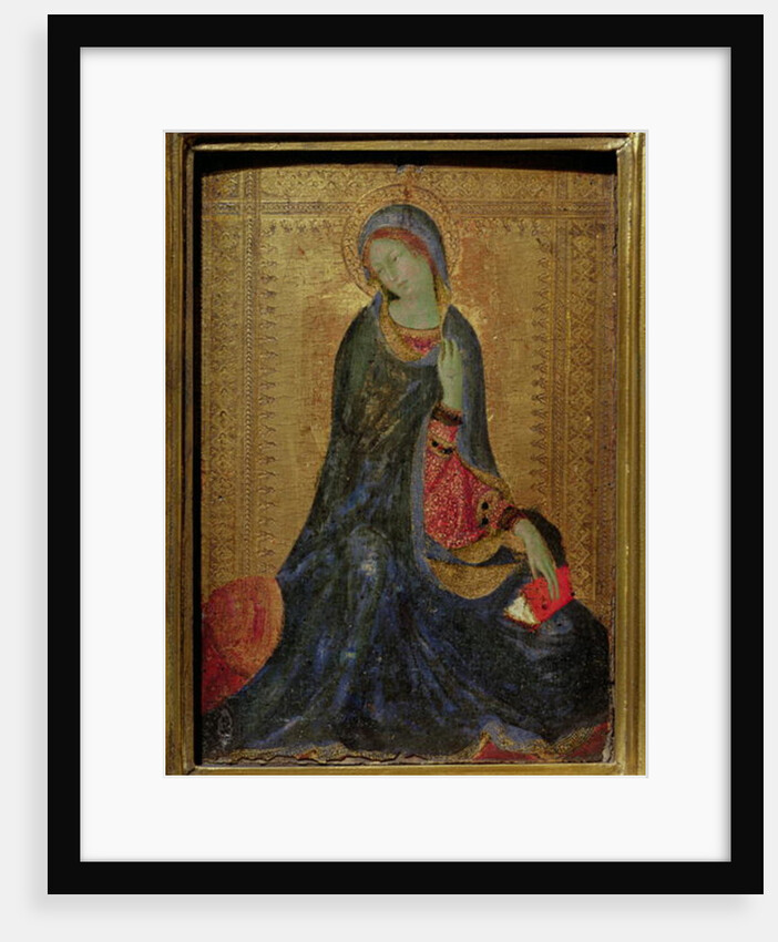 Virgin Annunciate, right hand panel of diptych, 1340-44 by Simone Martini