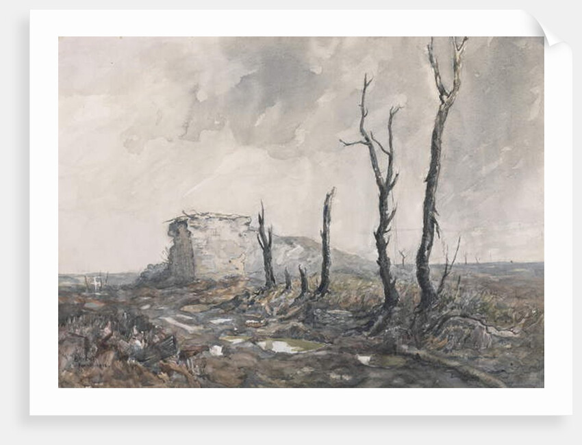 Gibralter, strong point, Pozieres, 1918 by Charles David Jones Bryant