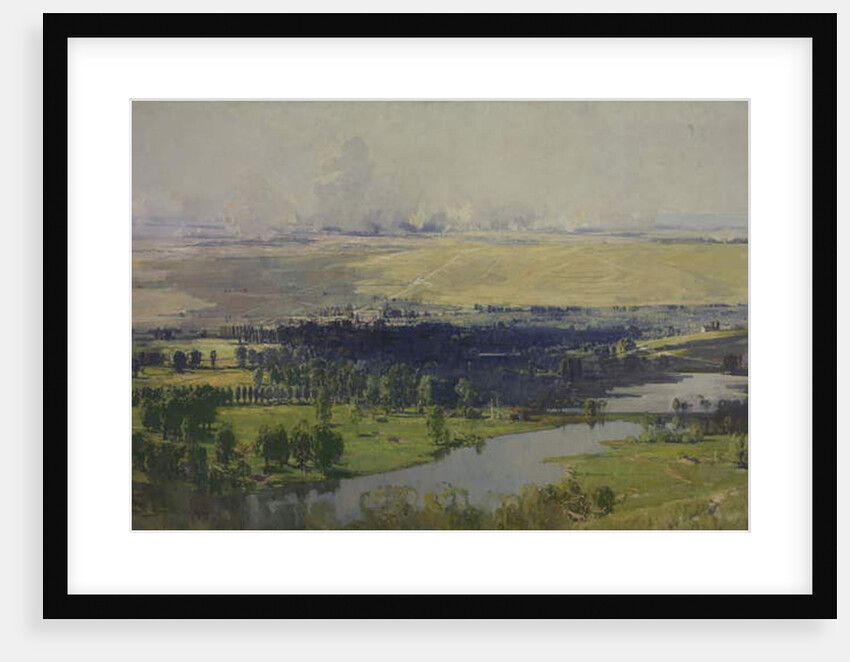 The Somme Valley near Corbie, 1919 by Ernest Arthur Streeton