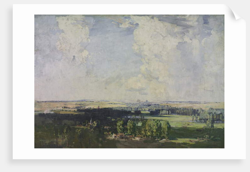Amiens, the key of the west, 1928 by Ernest Arthur Streeton