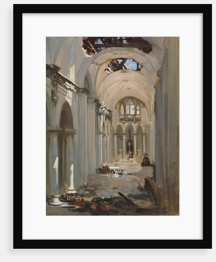 Cathedral Interior by Ernest Arthur Streeton