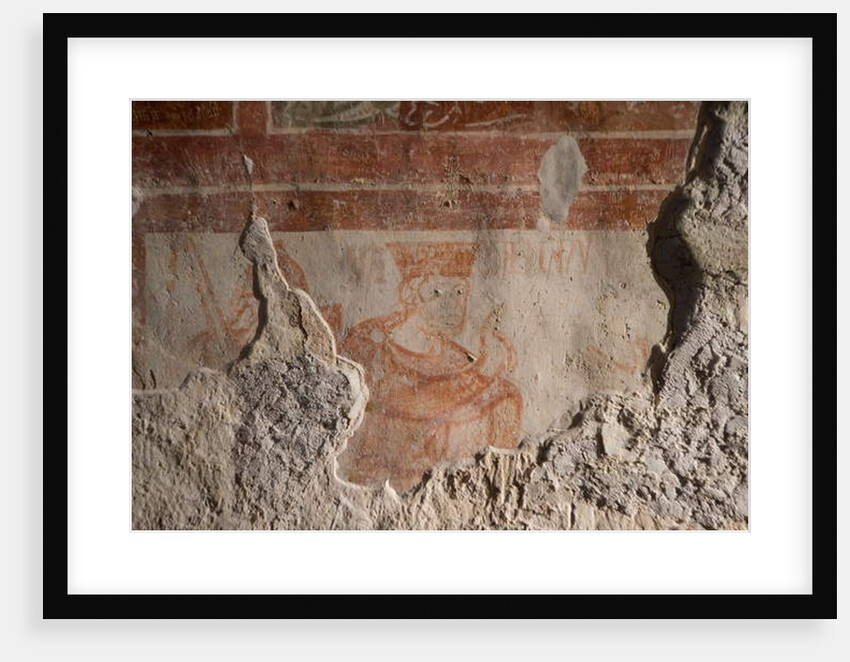 Detail of a man with pointed finger, possible an apostle by School Croatian