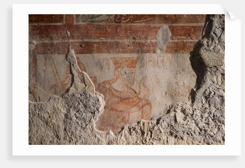 Detail of a man with pointed finger, possible an apostle by School Croatian