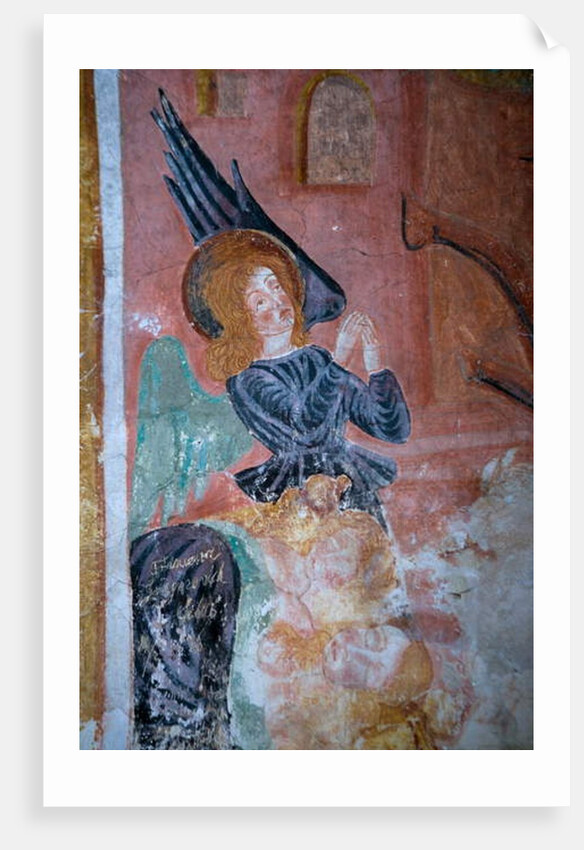 Detail of an angel by Antonio da Padova