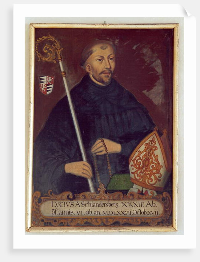 Portrait of Abbot Lucius von Schlandersberg by Anonymous