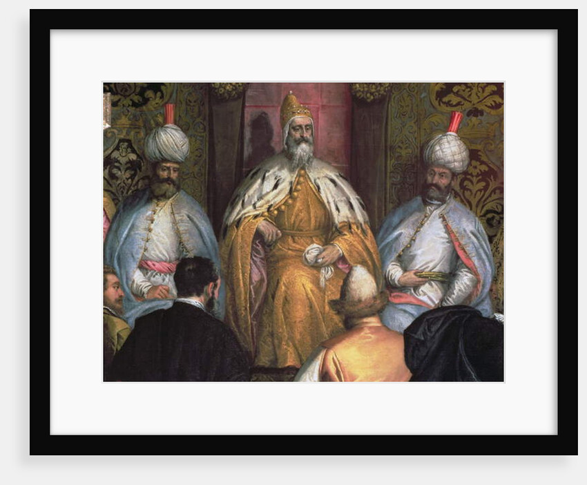 The Doge Marino Grimani Receiving the Ambassador of Persia by Gabriele Caliari