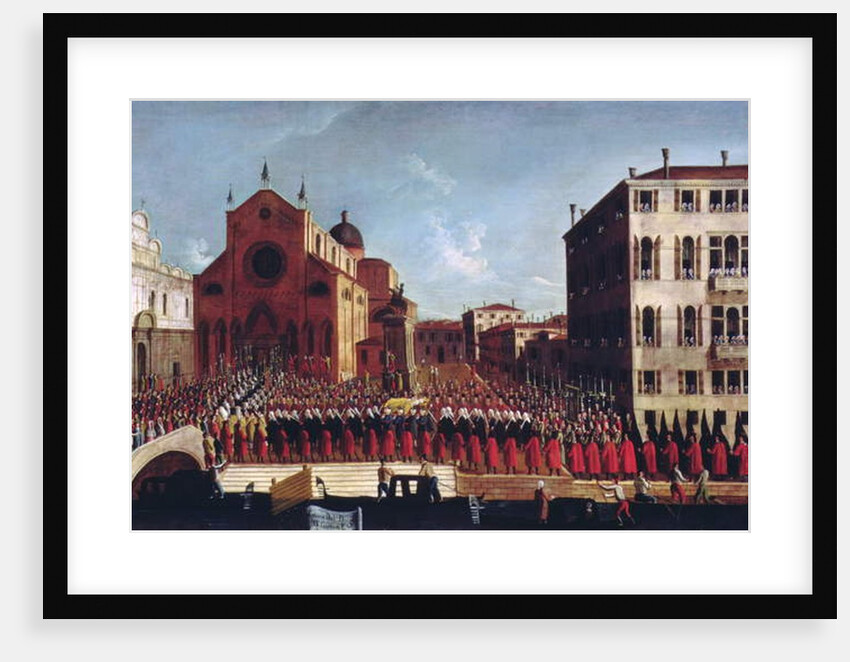 The Funeral of the Doge at SS. Giovanni and Paolo, Venice by Gabriele Bella