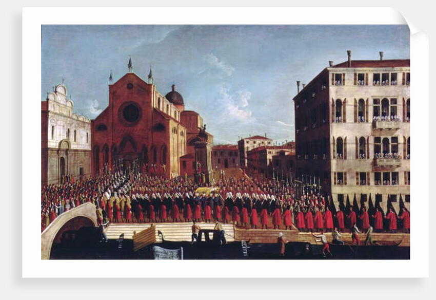 The Funeral of the Doge at SS. Giovanni and Paolo, Venice by Gabriele Bella
