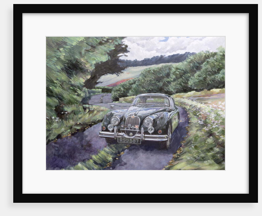 Jaguar XK150 Cruising by Clive Metcalfe