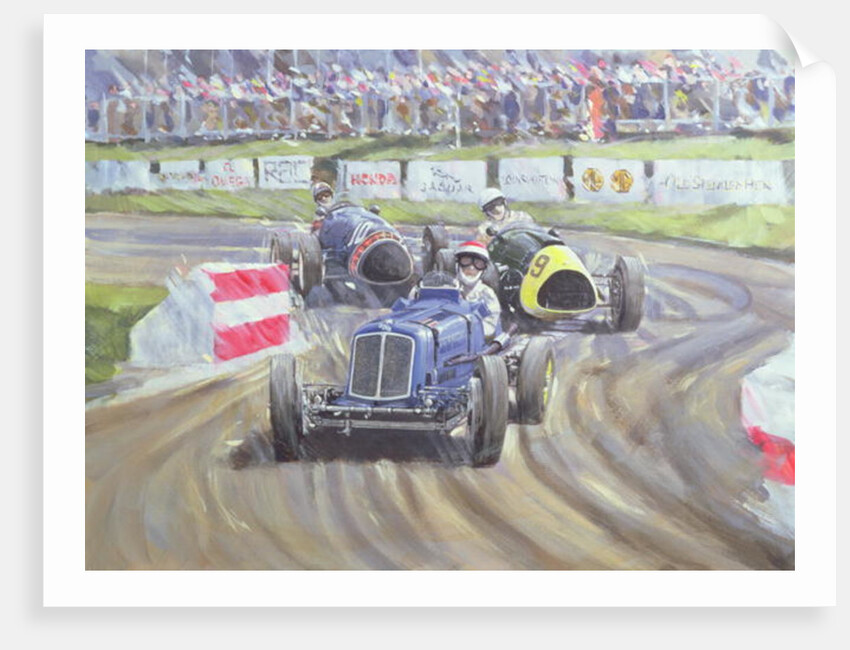 The First Race at the Goodwood Revival, 1998 by Clive Metcalfe